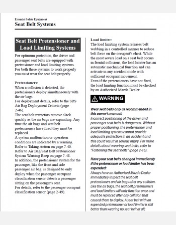 mazda mx-5 2021 owners manual